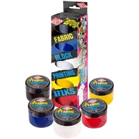 Estuche Tinta Linoleo Agua-tela150mlx5 Tonos Essdee Fabi/a5r