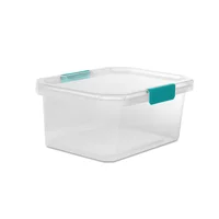 Caja Organizadora 11 Litros Natural-azul