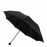 Sombrilla Manual Pequeña Negra/Azul Basic Klimber