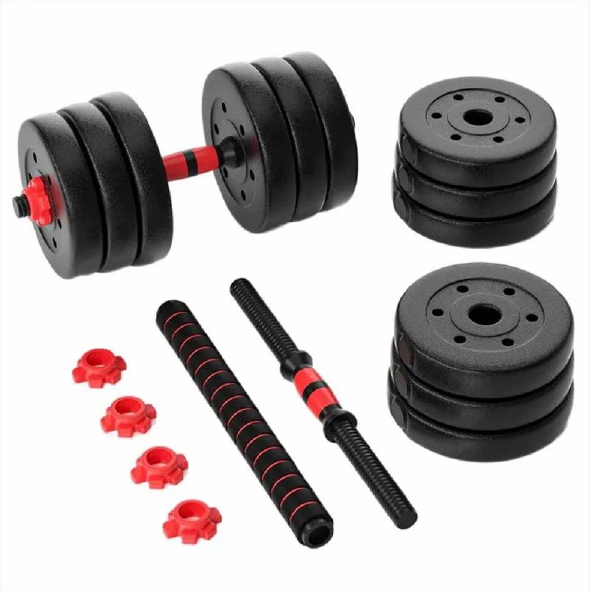 GYM FACTORY FITNESS - Set De Pesas Termoforradas 20 Kg