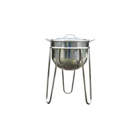 Bayou Classic Hervidor Inoxidable con Fondo Redondo de 30.240L
