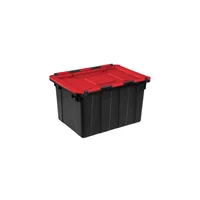 Contenedor Individual con Tapa Abatible Negro 2.5 mm