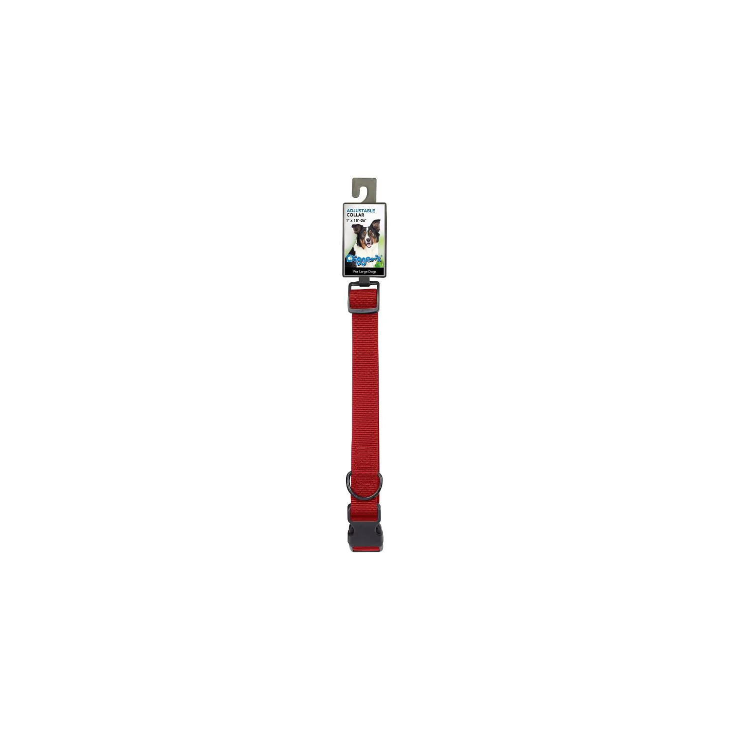 Collar Para Perro Regulable Rojo de 2.54 x 45.72 Boss