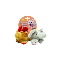 Juguetes de Peluche para Perros Pequeños con Sonido y Diseño Animal