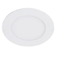 Panel Led Redondo Incrustar 6w Luz Calida 3000k