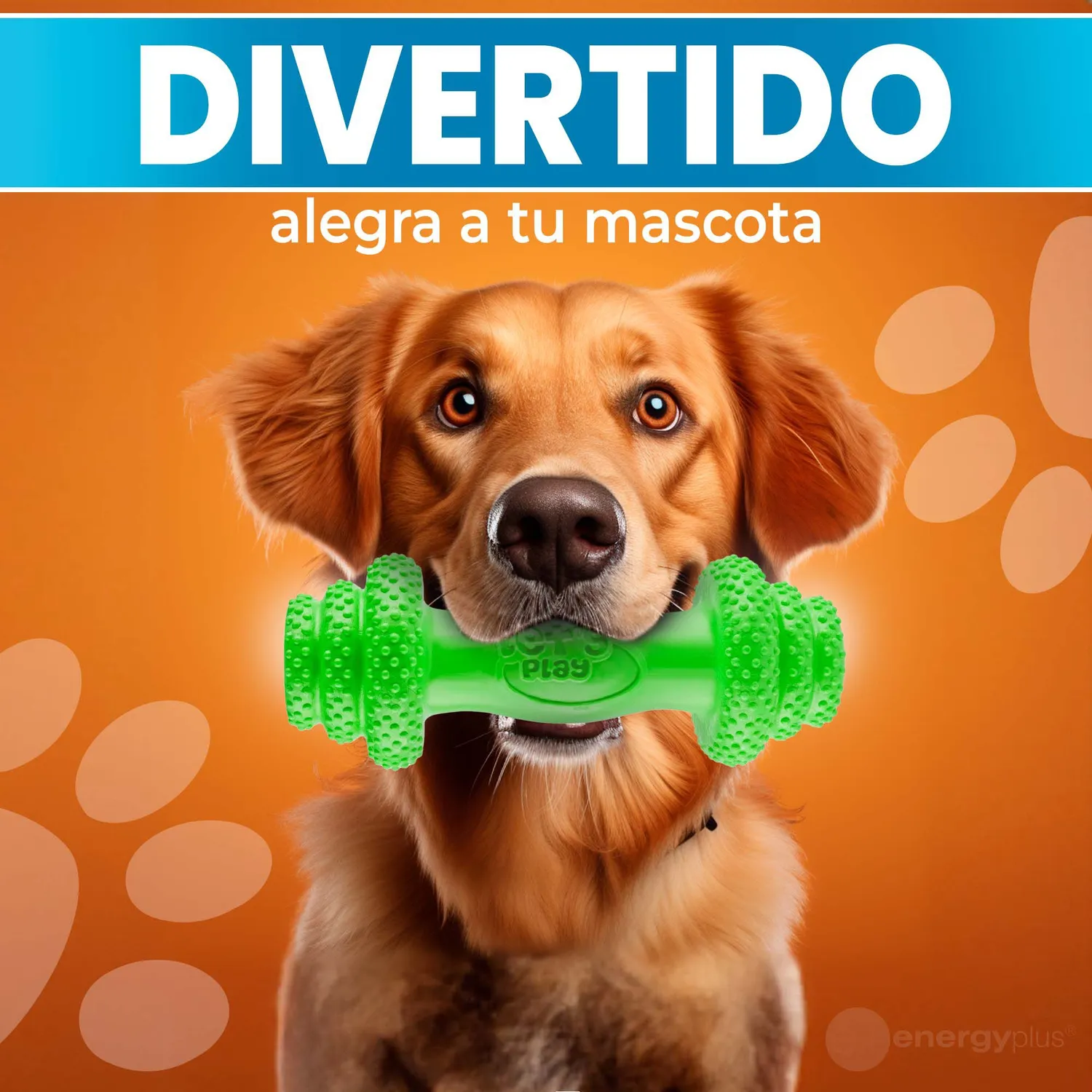 Juguete Para Perro Mordedor Pesa Maciza Grandes Verde 4