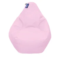 Puff Pera en Cuerotex Talla S Rosado
