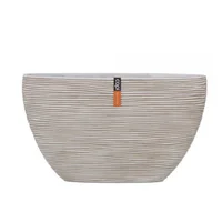 Matera Oval Rib 59 cm Marfil