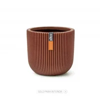 Matera Conic Round Groove 17 cm Rojo