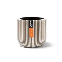 Matera Conic Round Groove 17 cm Marfil
