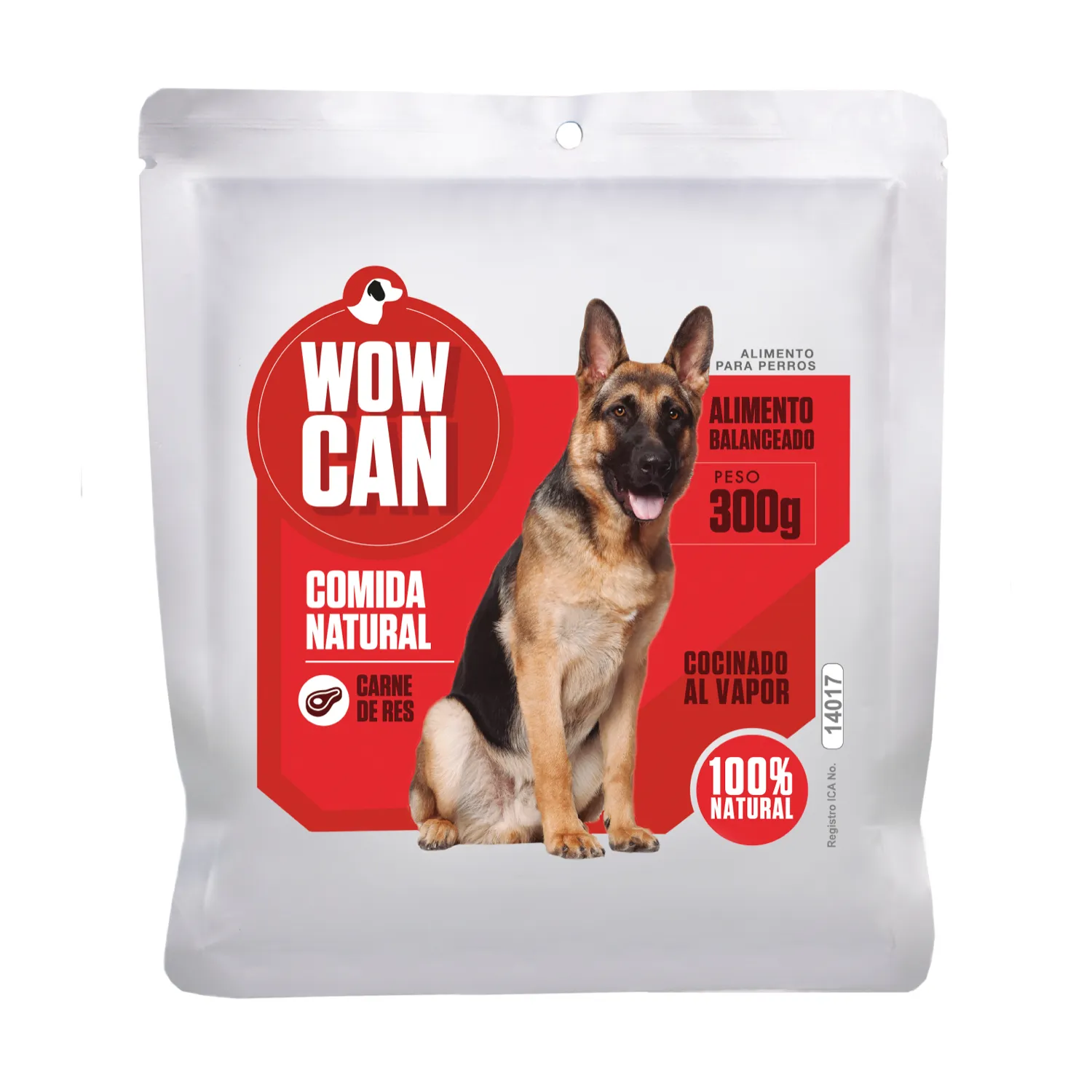 Comida Húmeda Perro Carne De Res 300g Wow Can
