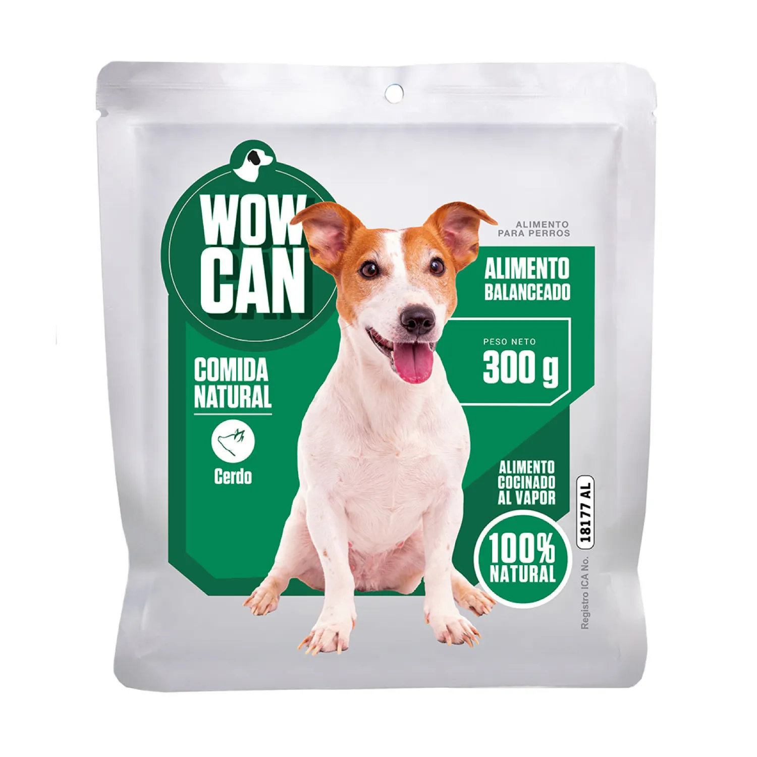 Comida Húmeda Perro Cerdo 300g Wow Can