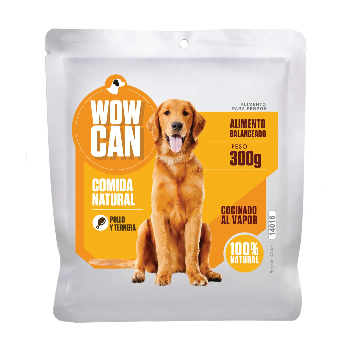 Comida Húmeda Perro Pollo/Ternera 300 G Wow Can
