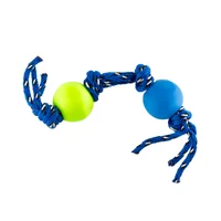 Juguete Para Perro Con Cuerda Y Pelotas Peq Verde