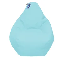 Puff Pera en Cuerotex Talla Xl Verde Mente