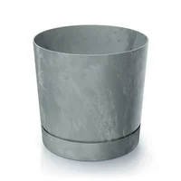Matera Plástica Tubo P Beton 39 Cm Color Gris Concreto