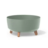 Matera Gracia Round Low 38 cm Verde Tierra