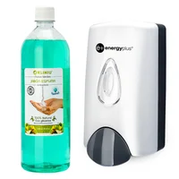 Kit: Dispensador Espuma + Jabón Antibac 1000ml Frutos Verdes