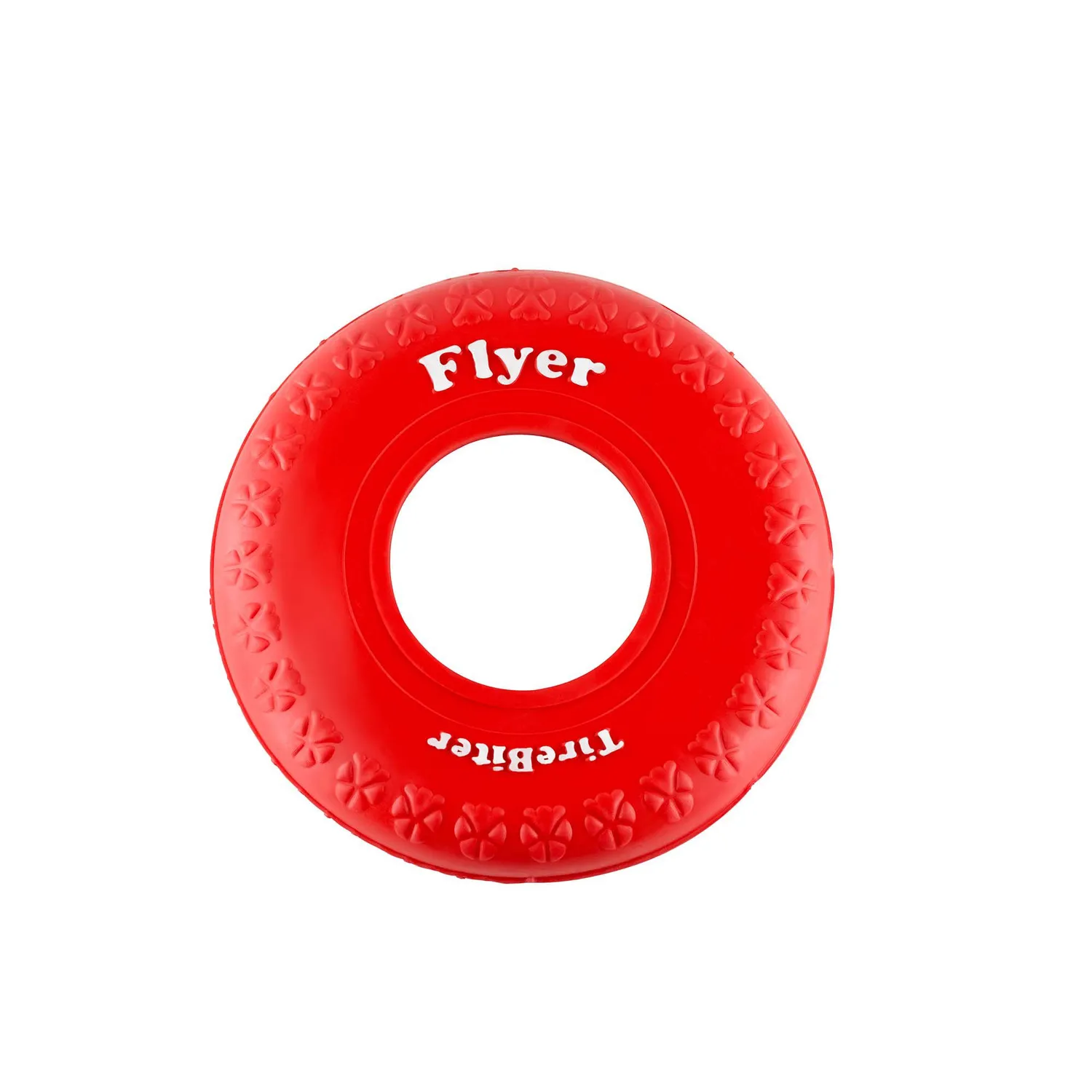 Frisbee Para Perro De Goma Segura Rojo