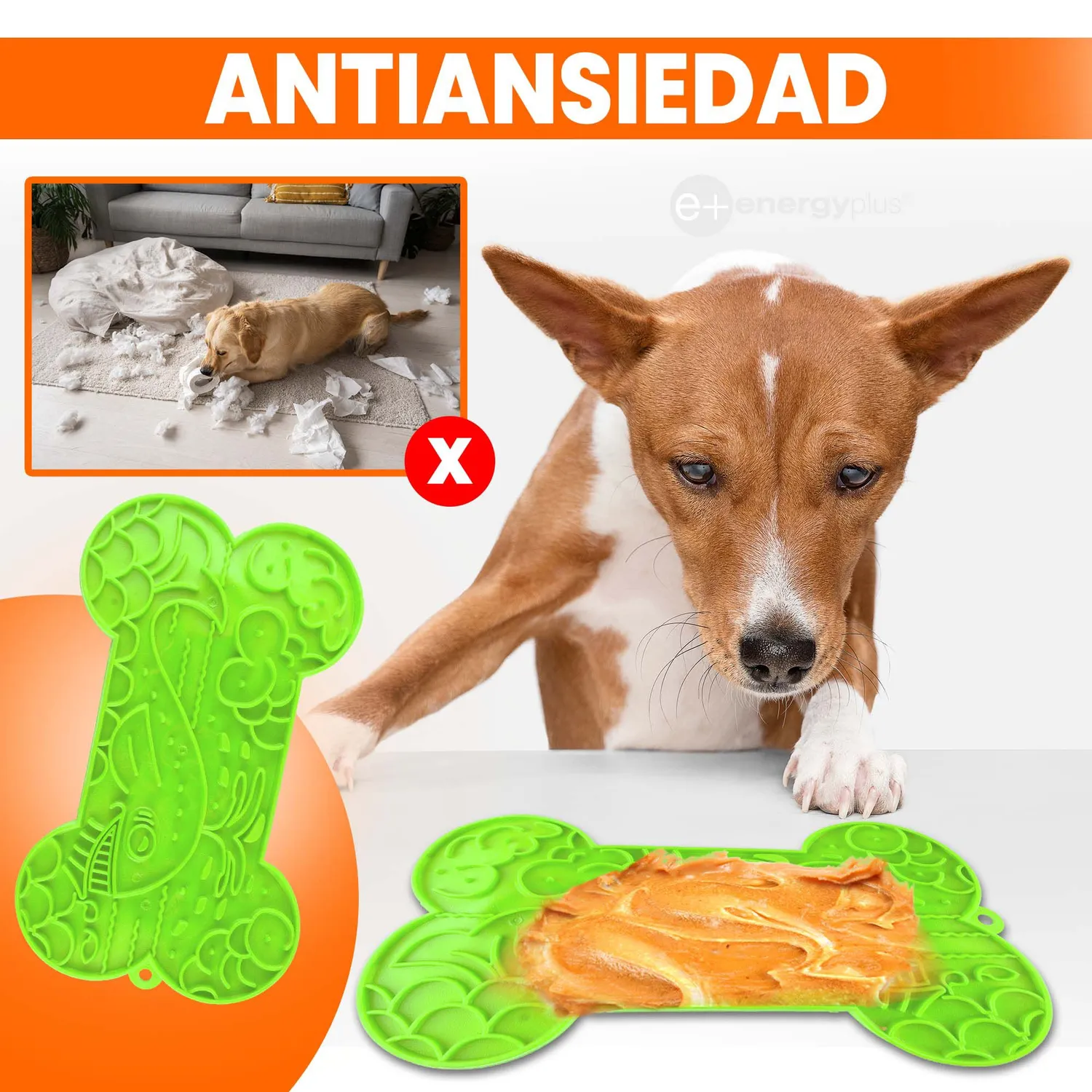 Lamedero Perros Grandes: Atóxico y Adhesivo Verde