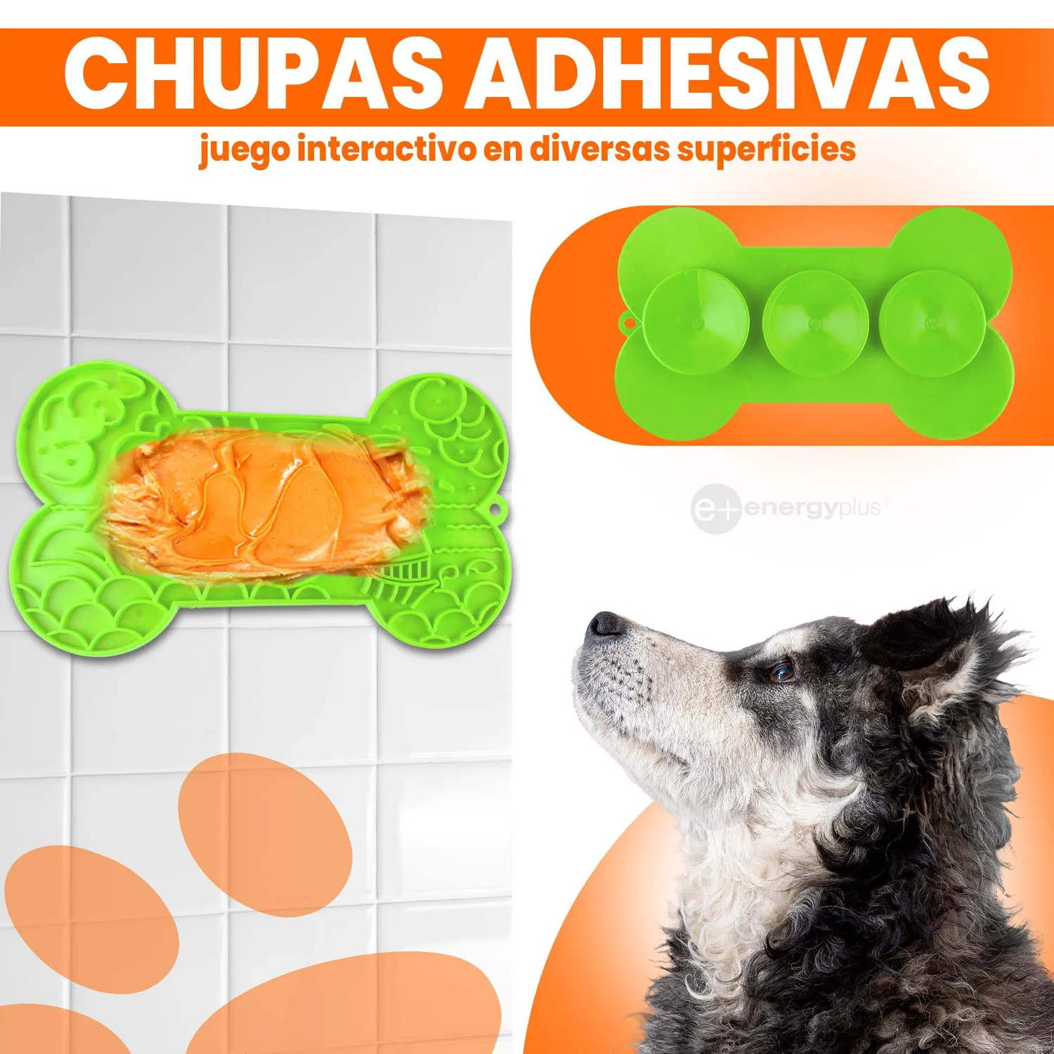 Lamedero Perros Grandes: Atóxico y Adhesivo Verde 3