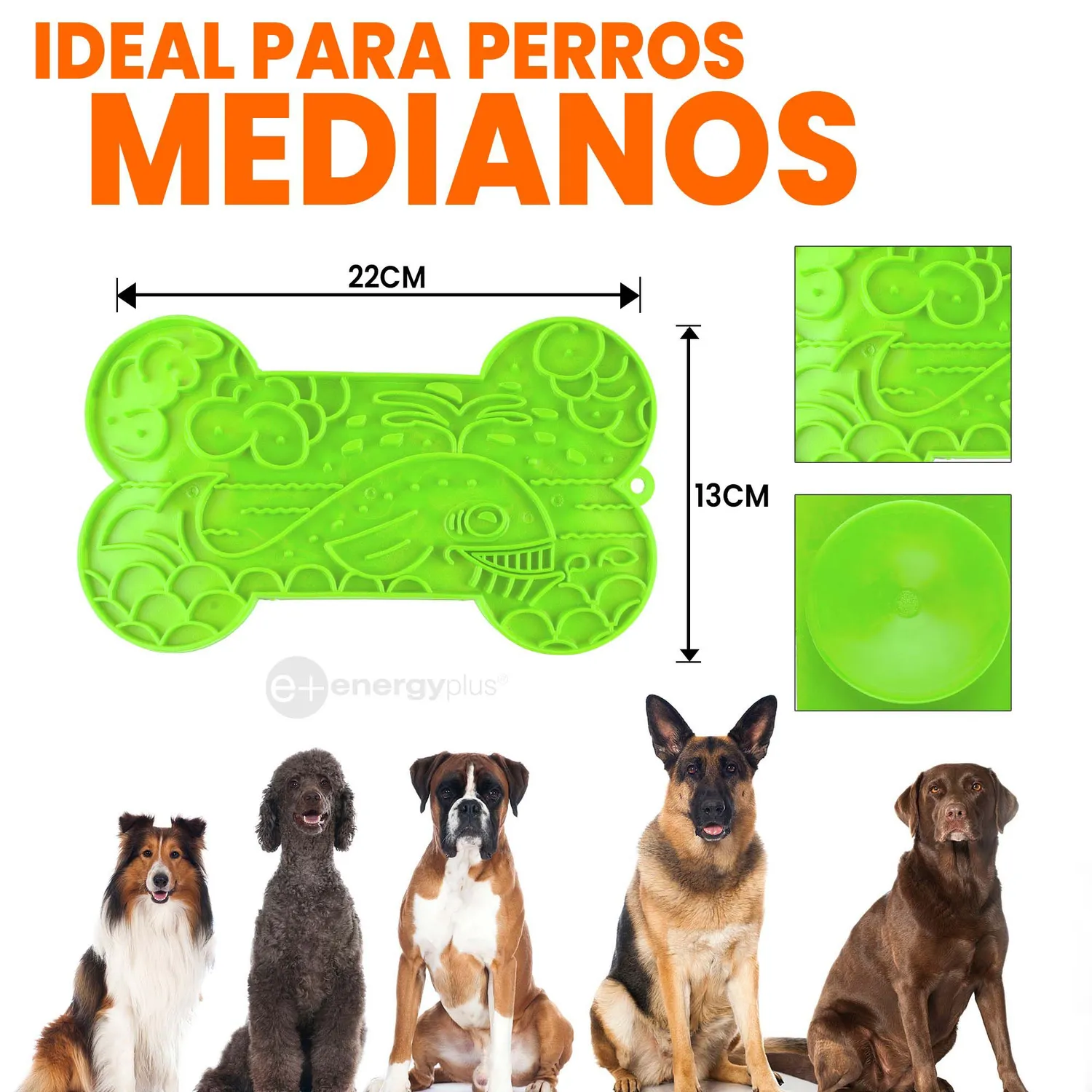 Lamedero Perros Grandes: Atóxico y Adhesivo Verde 5