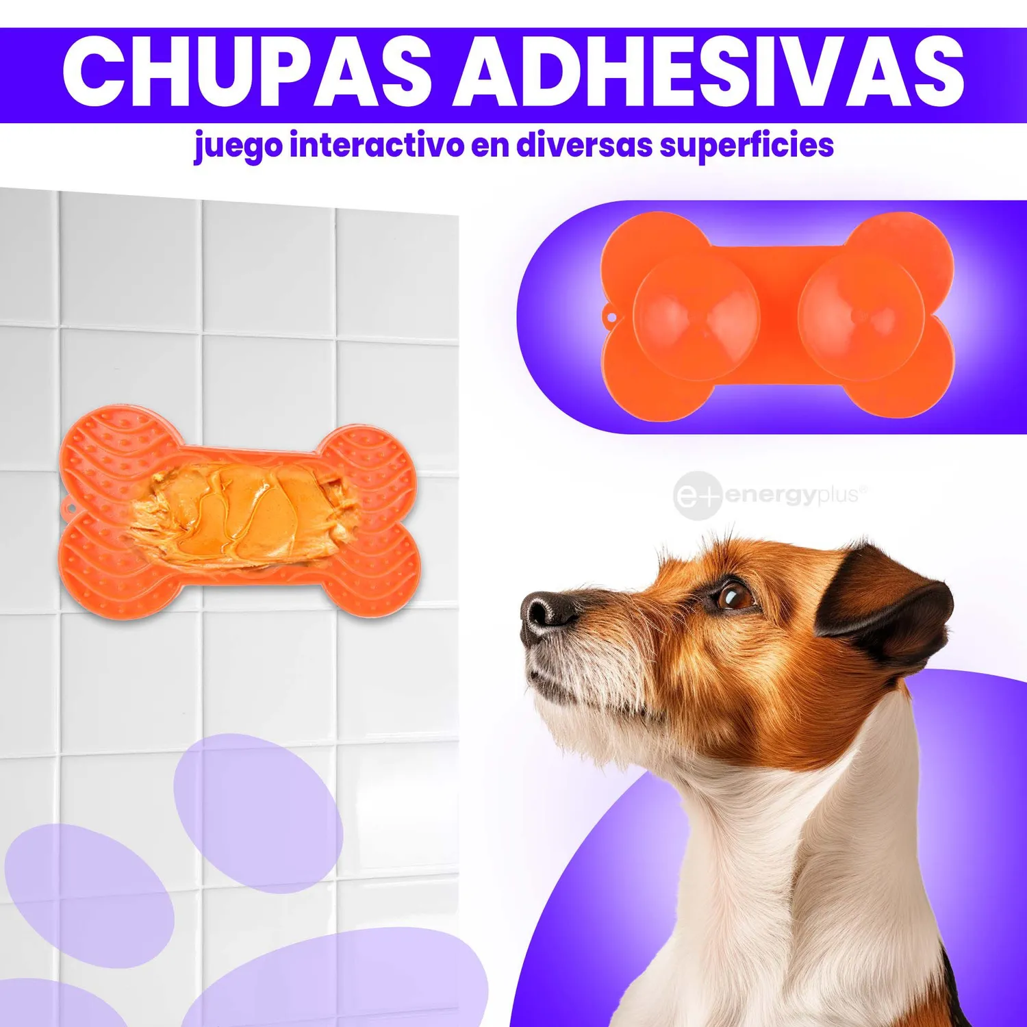 Lamedero y Juguete Antiansiedad Perros Naranja 3