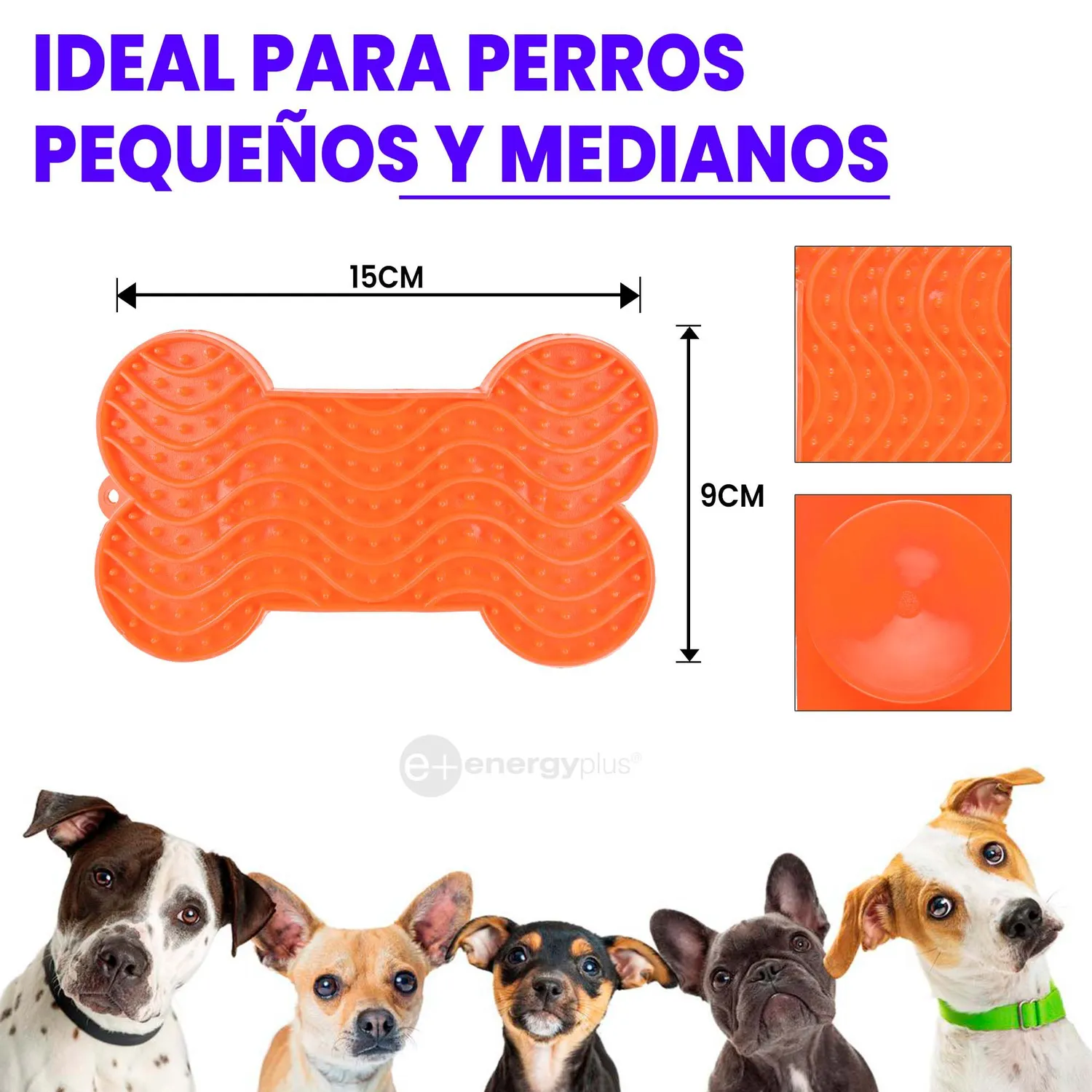 Lamedero y Juguete Antiansiedad Perros Naranja 5