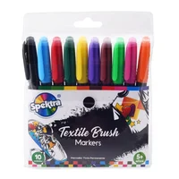 Textile Markers Estuche X 10 Colores