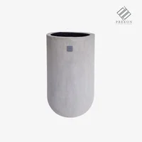 Matera En Cemento Tipo Gota De 60 Cm Alto X 33 Cm Diametro