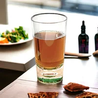 Vaso 300cc Corto Burbuja Verde Acrílico