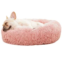 Cama Dona Para Perro 70x70x25cm Grande Rosado Maos Pets