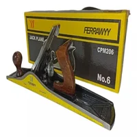 Cepilladora Manual para Madera con Base Estriada 6 Pulgadas Ferrawyy