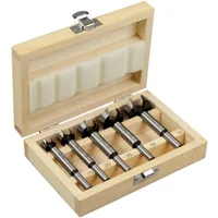 Juego de Brocas 5 Piezas para Madera Tipo Forstners 15 a 35 mm Uyustools