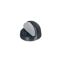 Tope para Puerta Negro Tipo Domo Acero Inoxidable 5.080cm