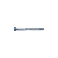 Tornillo Tirafondo Cabeza Hexagonal Galvanizado 1/2 X 8.89 cm