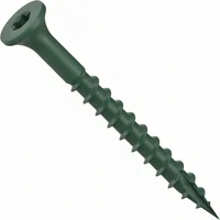 Tornillo Autoperforante para Madera Mando Estrella N. 8 X 4.13 cm Verde