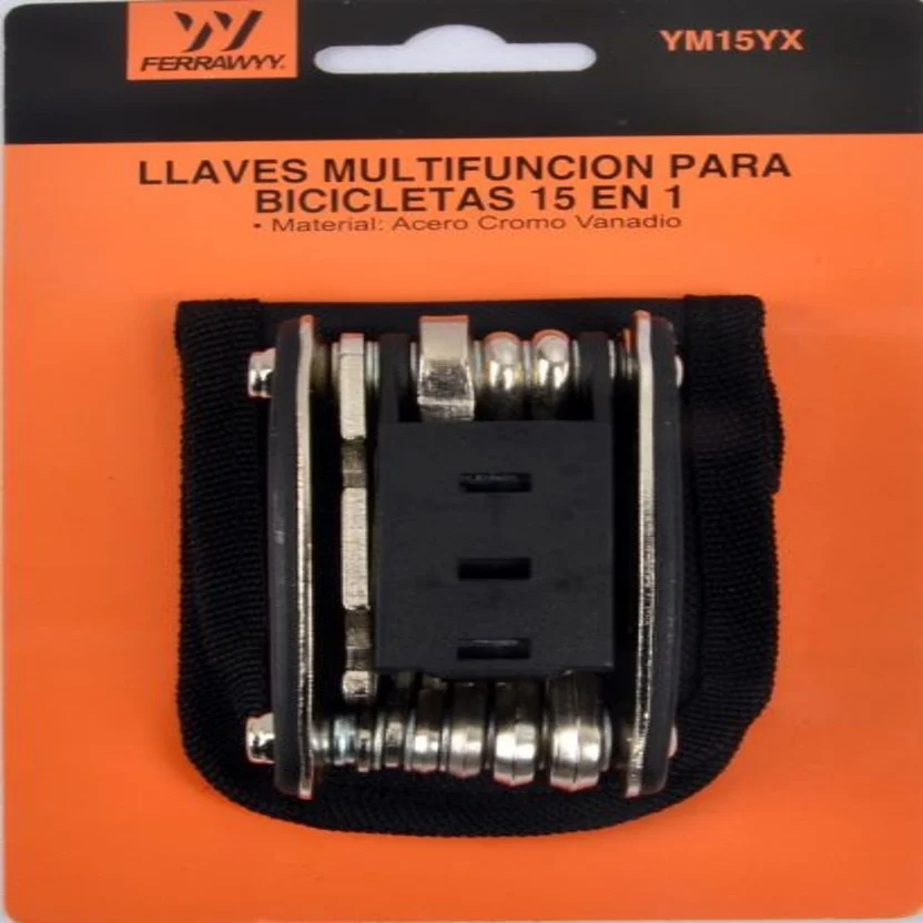 Llaves Multifuncionales de Bolsillo para Bicicletas 15 en 1 Ferrawyy ...