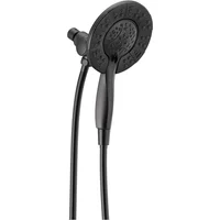 Regadera Negro Mate con Manguera 58499-bl Delt