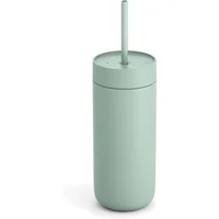Taza de Café Helado de Acero Inoxidable. Verde