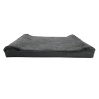 Cama para Perro Ortopedica Lounger 100x63x20cm Grande Gris Border