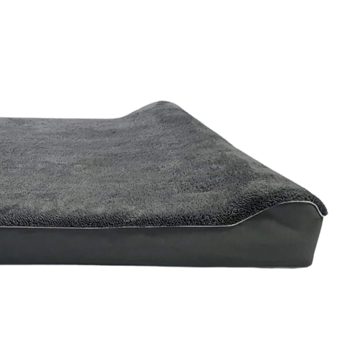 Cama Para Perro Ortopedica Lounger 70x50x20cm Pequeña Gris Border 3