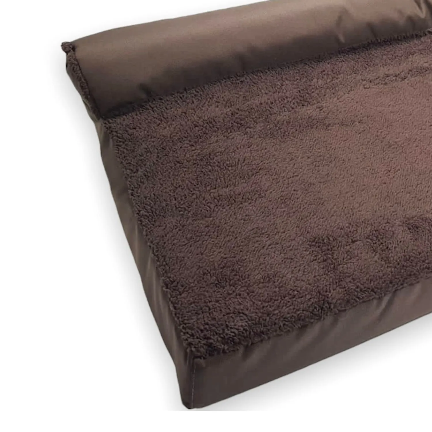 Cama para Perro Ortopedica Luxury L Shaped  70x50x20cm  Mediana Café 3