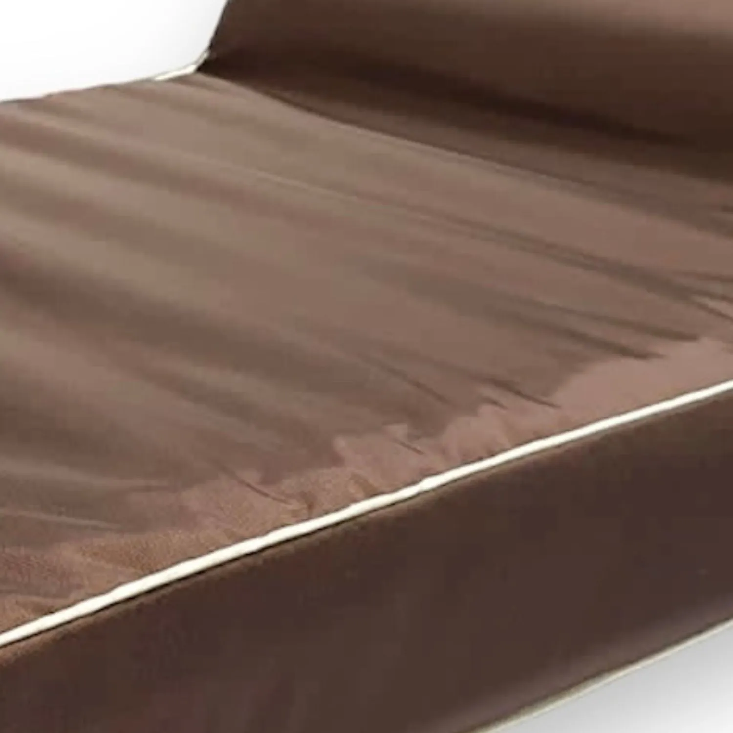 Cama para Perro Ortopedica Luxury 70x50x20cm Pequeña Café Border 3