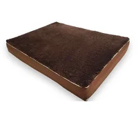 Cama Para Perro Ortopedica Antiestres 120x80x10cm Extra Grande Café