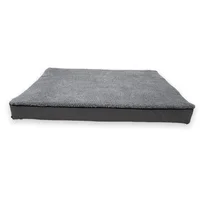 Border Cama Para Perro Ortopedica Antiestres 70x50x10cm Mediana Gris Border
