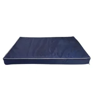 Cama para Perro Antimordidas Strong 100x63x10cm Grande Azul Border