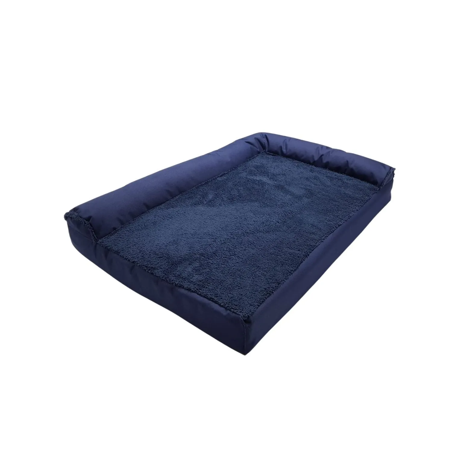 Cama para Perro Ortopedica Luxury Shaped 100x63x20cm Grande Azul
