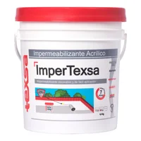 Texsa Impermeabilizante Acrílico Impertexsa 7 Años Rojo 1 Galón para Cubiertas Texsa