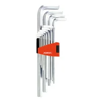 Juego de Llaves Allen Extra Largas 13 Piezas 1/16"-3/4" Force en Estuche